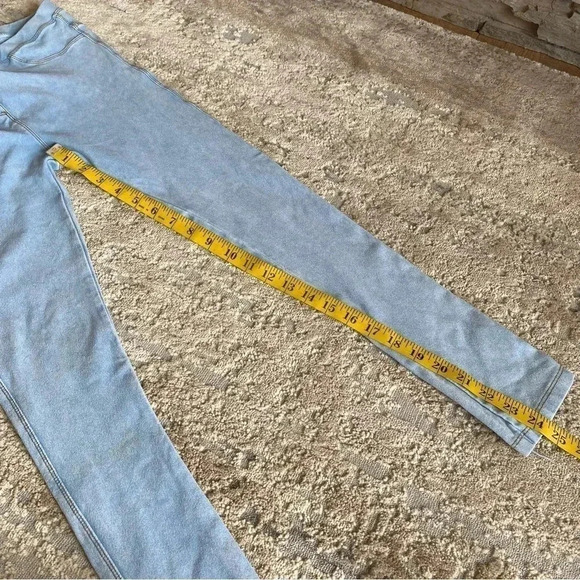 Zara Girl's Blue Jeggings Stretchy Jeans Leggings Soft Elasticated Waist Light - Picture 5 of 10